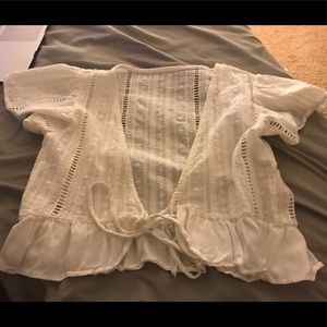 white tie top size XXS